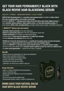 BLACK REVIVE HAIR BLACKENING SERUM