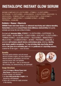INSTAGLOPIC INSTANT GLOW SERUM