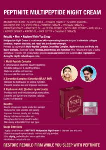 PEPTINITE MULTIPEPTIDE NIGHT CREAM
